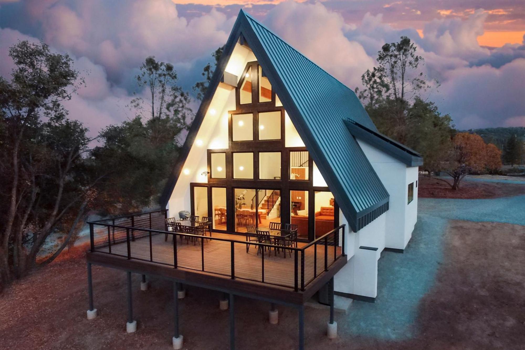 Vila High End A-Frame - Hot Tub - Awesome Views - Yosemite - Electric Vehicle Friendly - Sleeps 10 Oakhurst Exteriér fotografie